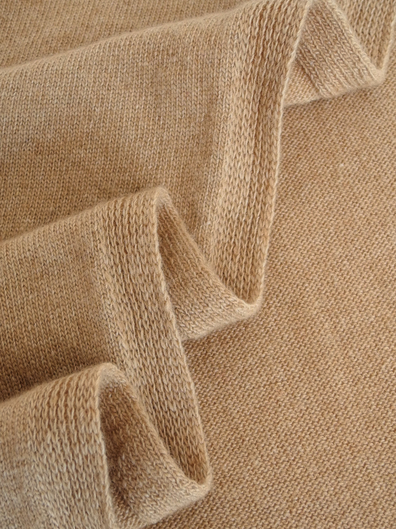 Sjaal Cosy Short Camel Beige