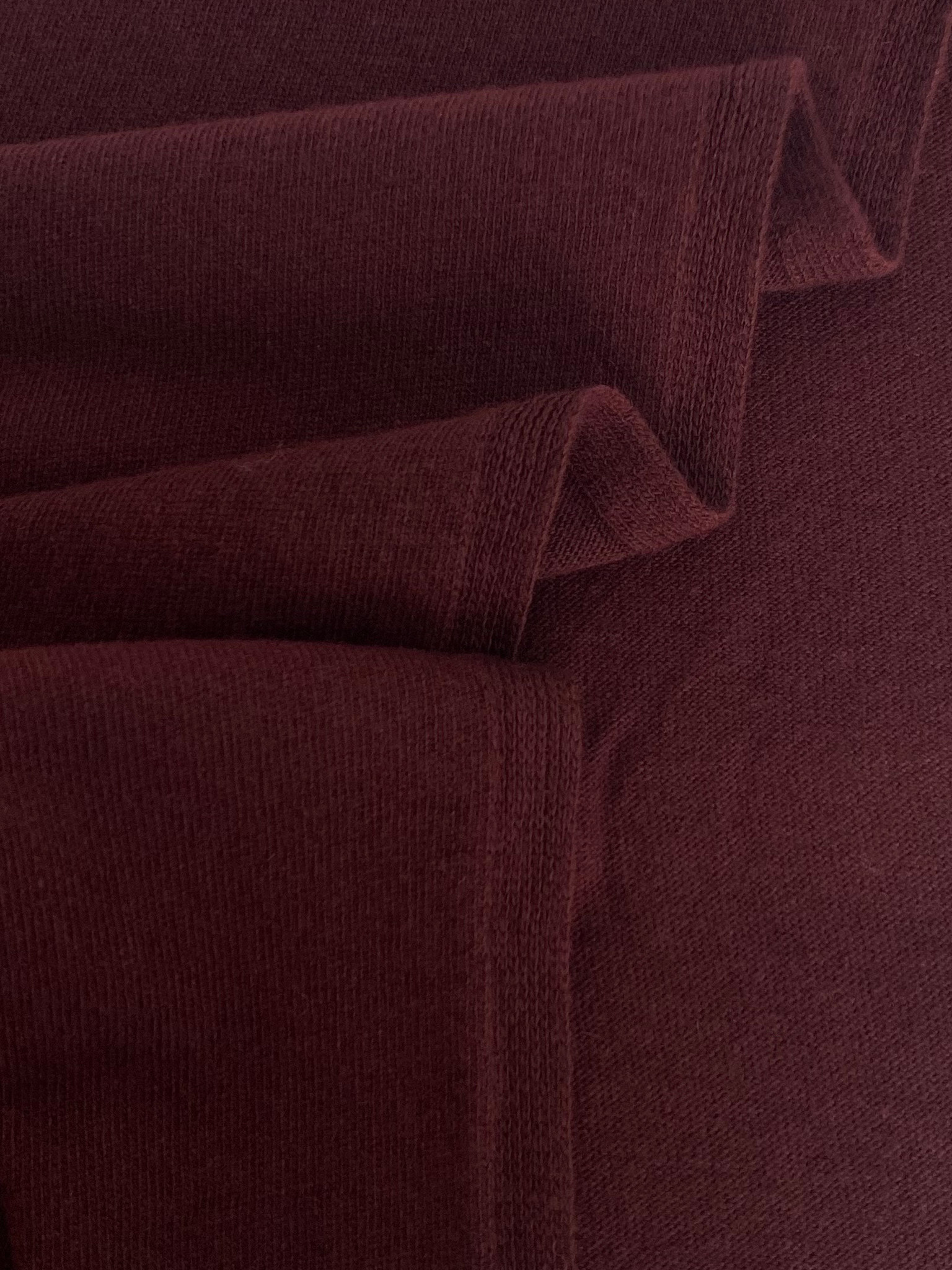 Sjaal Cosy Short Dark Burgundy