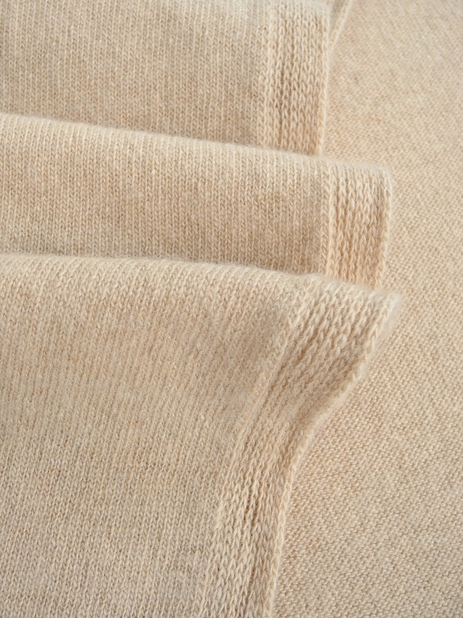 Sjaal Cosy Short Light Beige