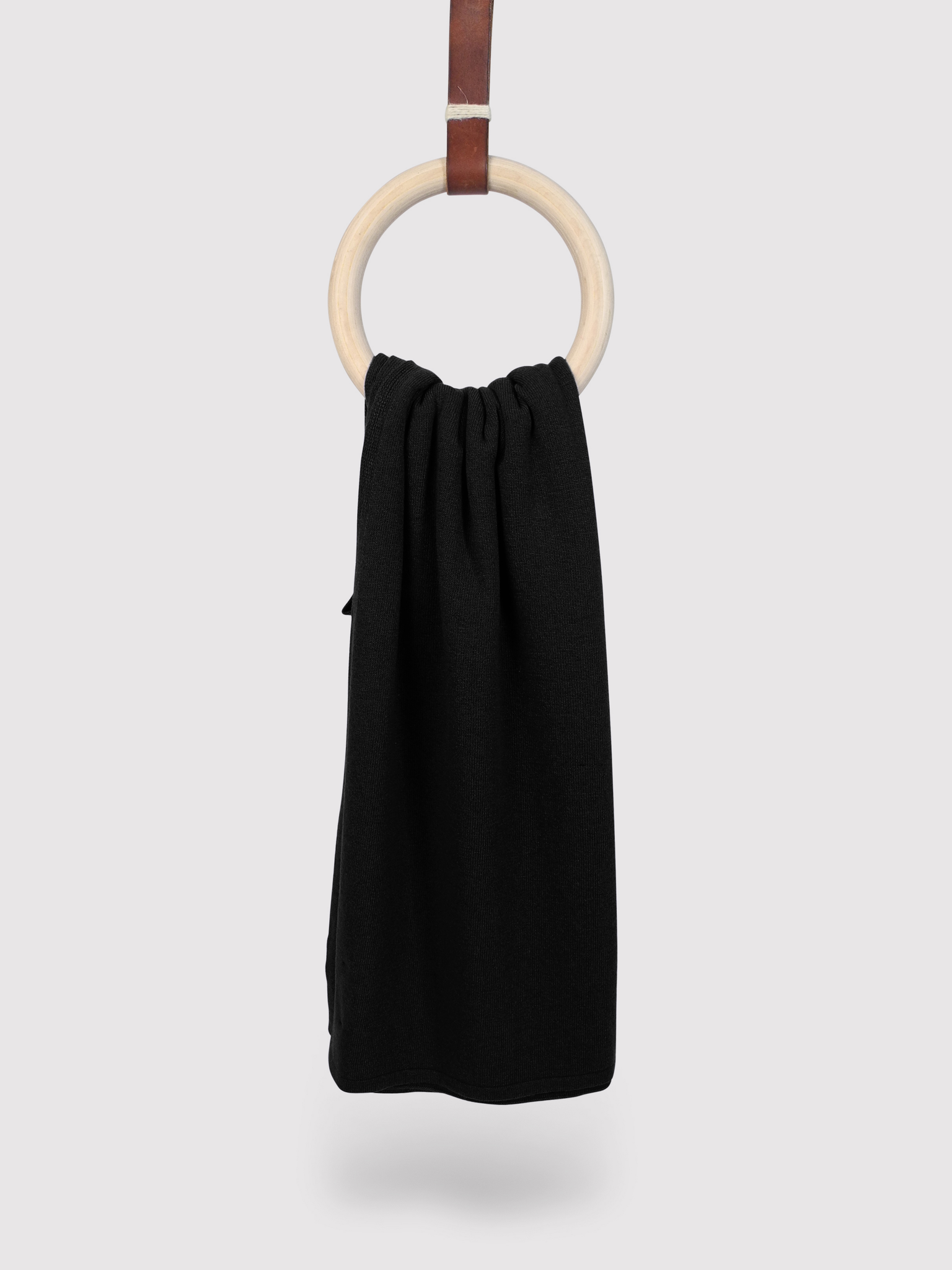 Sjaal Cosy Short Solid Black