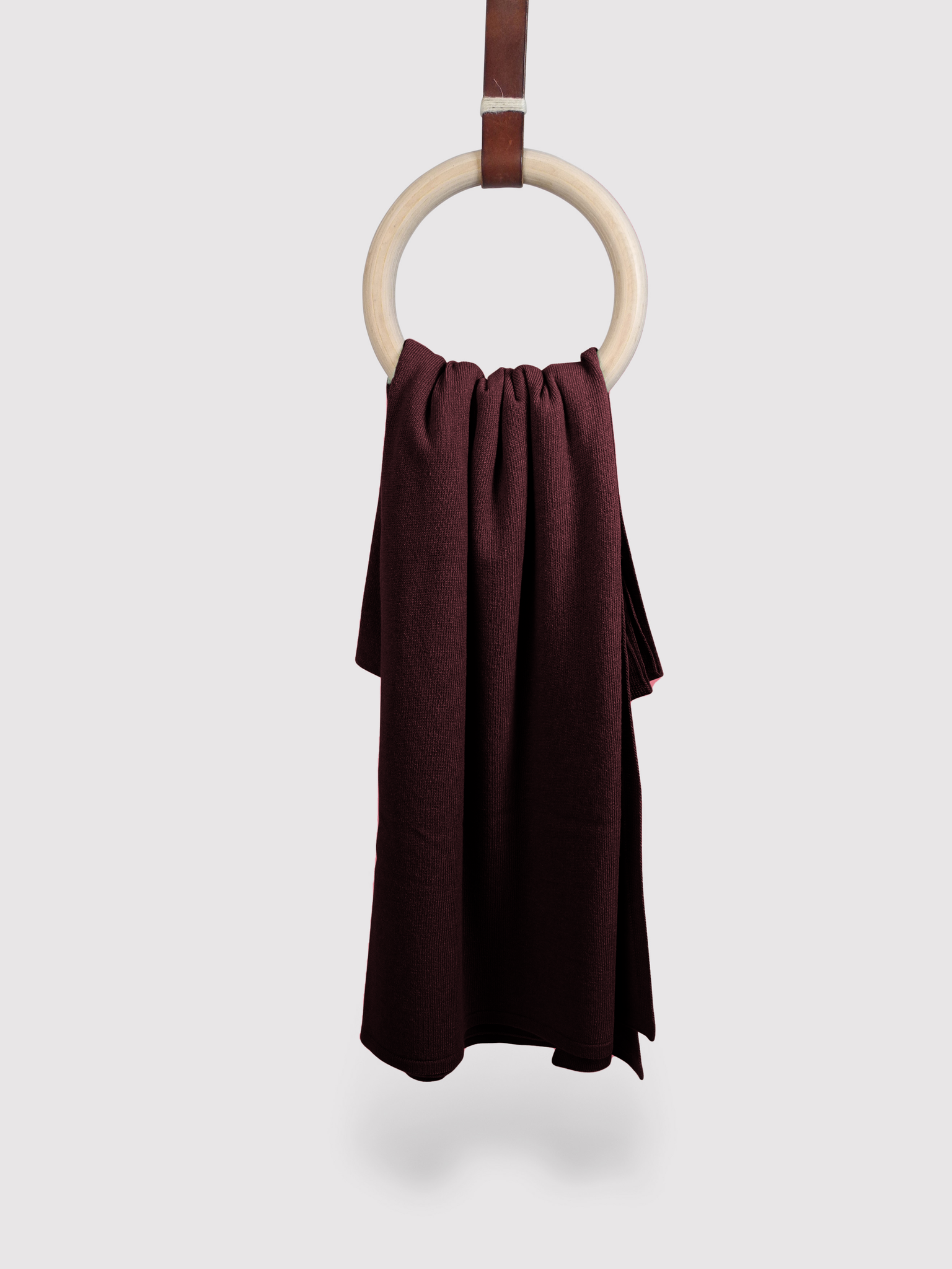 Sjaal Cosy Short Dark Burgundy