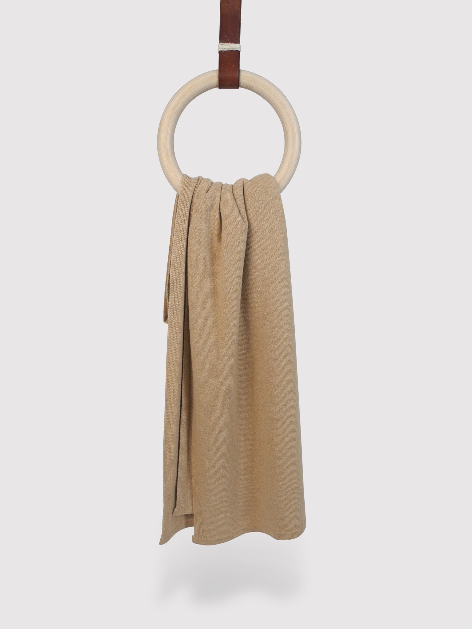 Sjaal Cosy Short Camel Beige