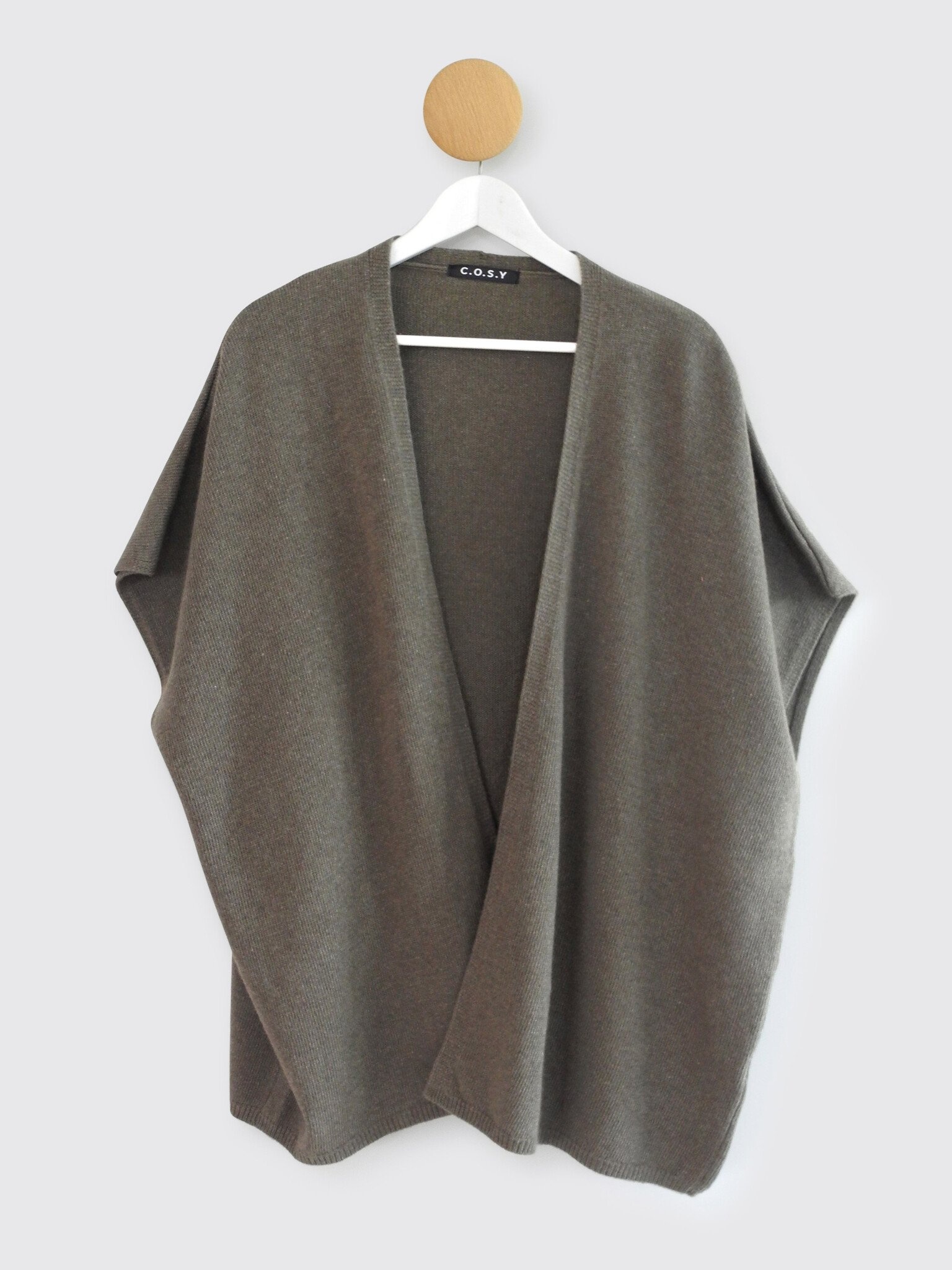 Cosy Cardigan Olive Melee
