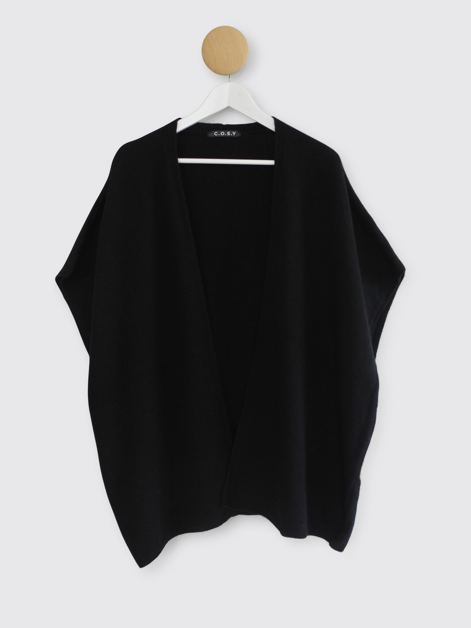 C.O.S.Y by SjaalMania Cosy Cardigan Solid Black