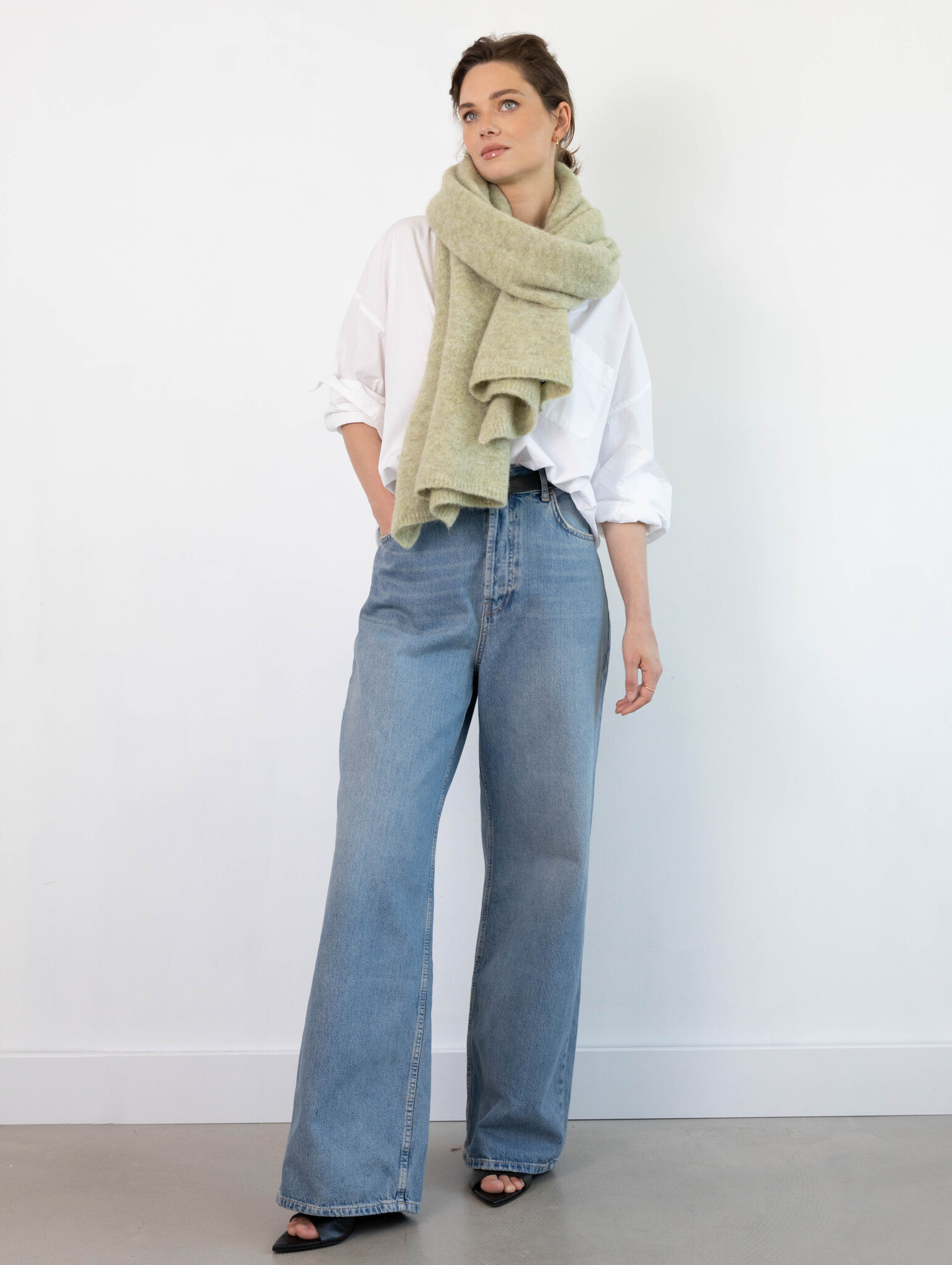 Cosy Alpaca Soft Green Melange