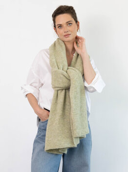 Cosy Alpaca  Soft Green Melange