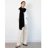 Sjaal SjaalMania Cosy Chic Solid Black