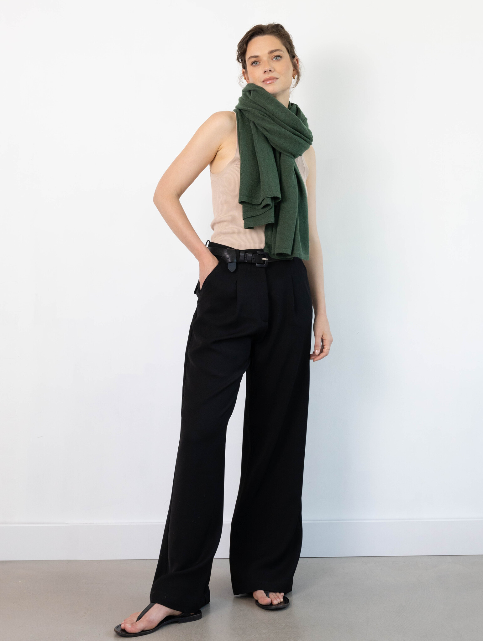 Sjaal Cosy Short Cedar Green