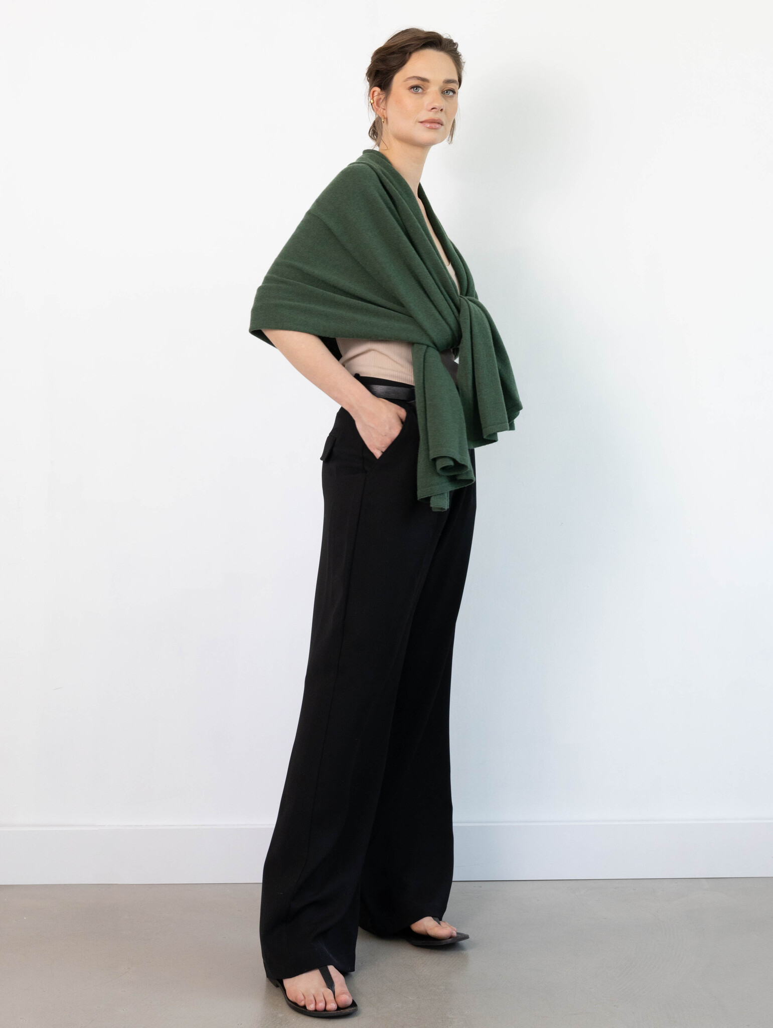Sjaal Cosy Short Cedar Green