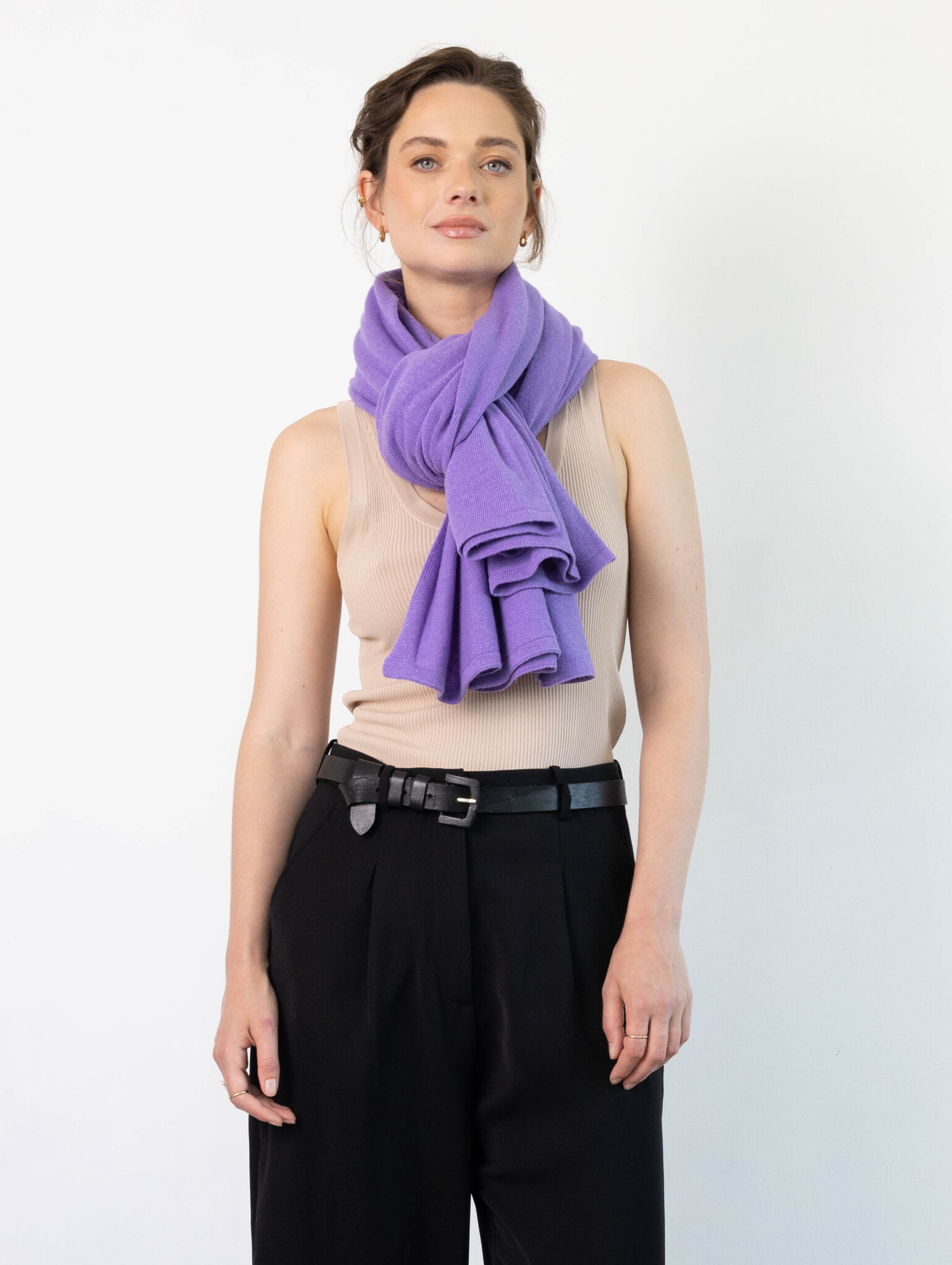 Sjaal Cosy Short Lavender