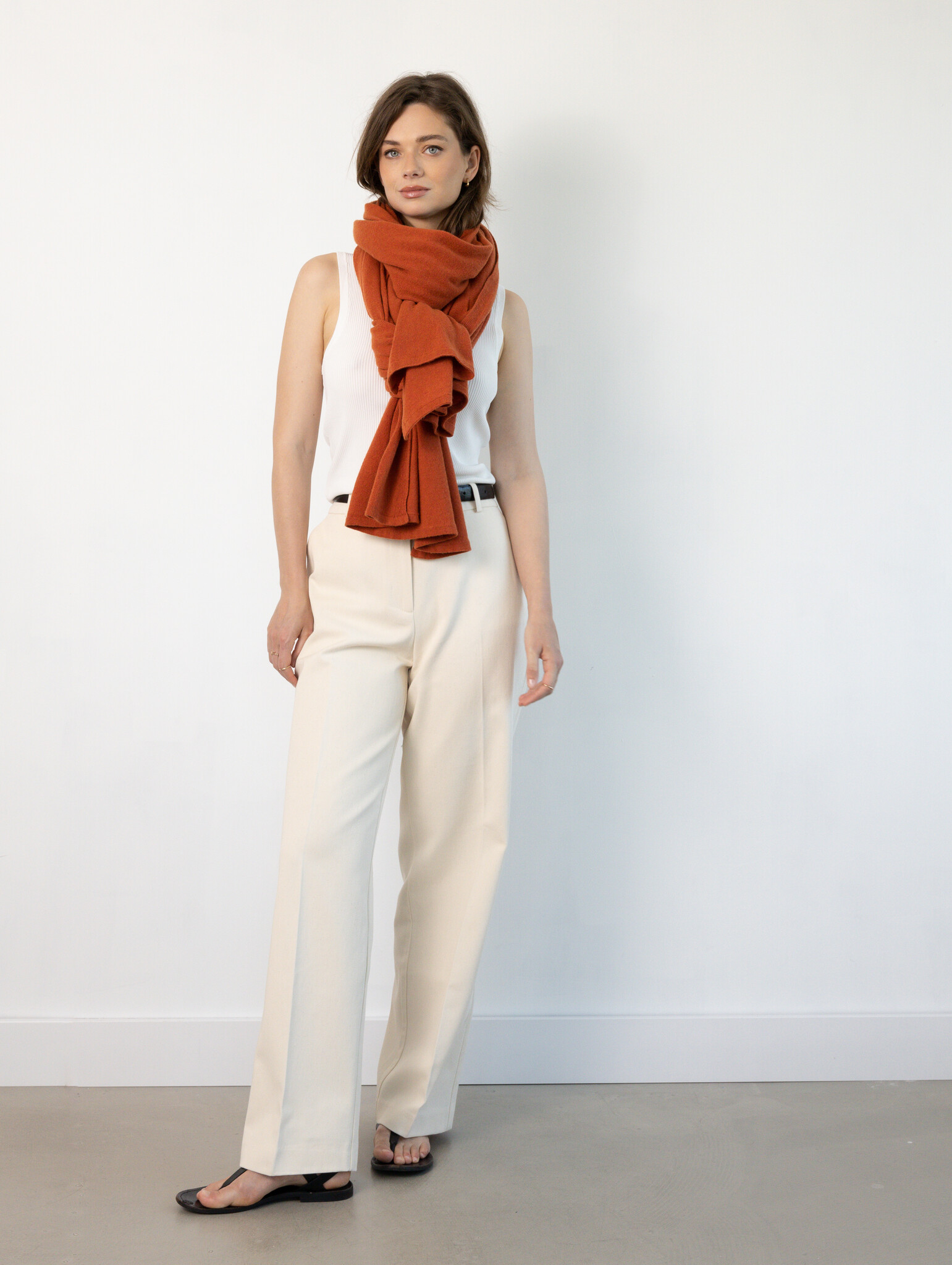 Sjaal SjaalMania Cosy Chic Brique