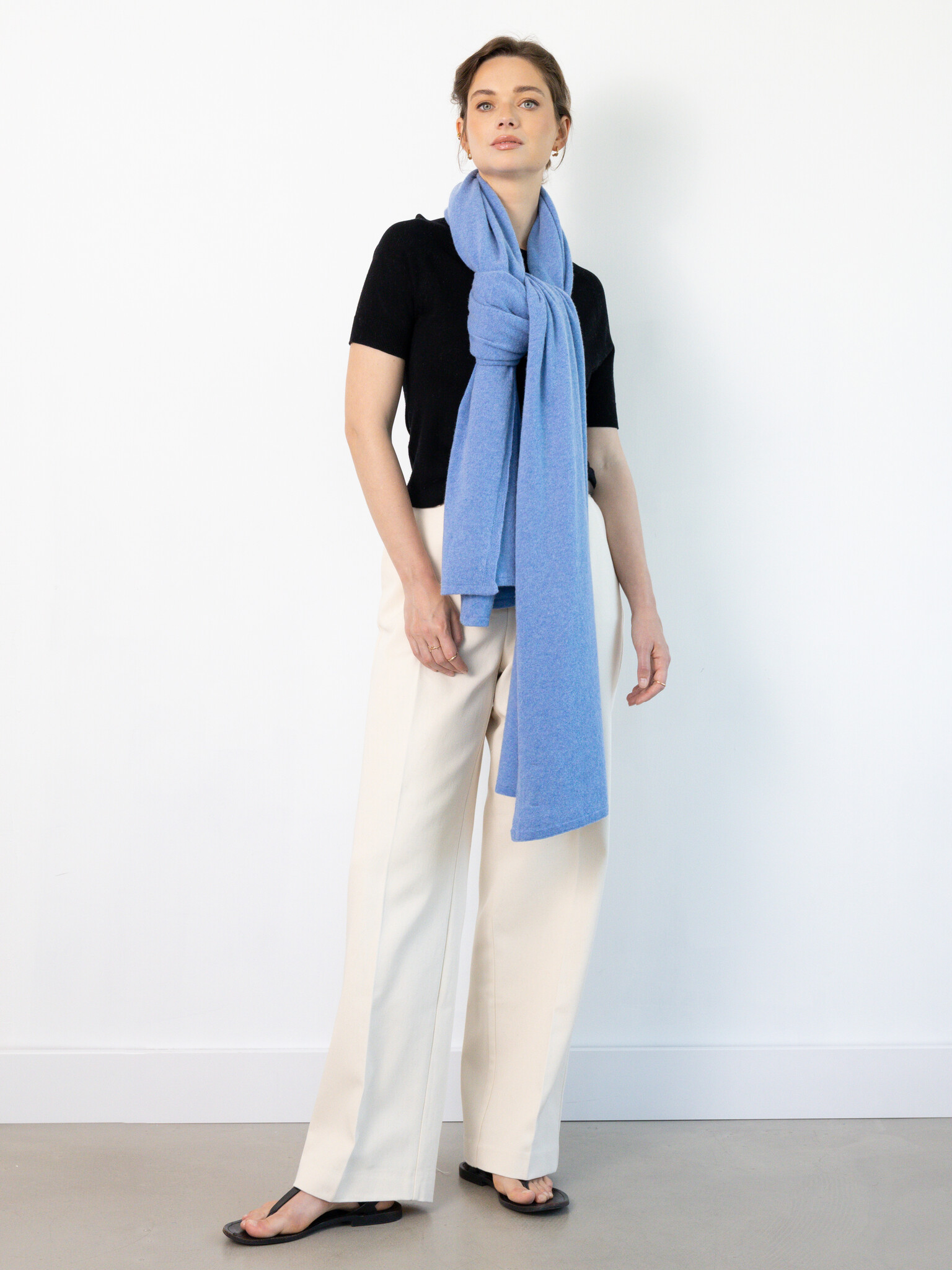 Sjaal SjaalMania Cosy Chic Mid Denim