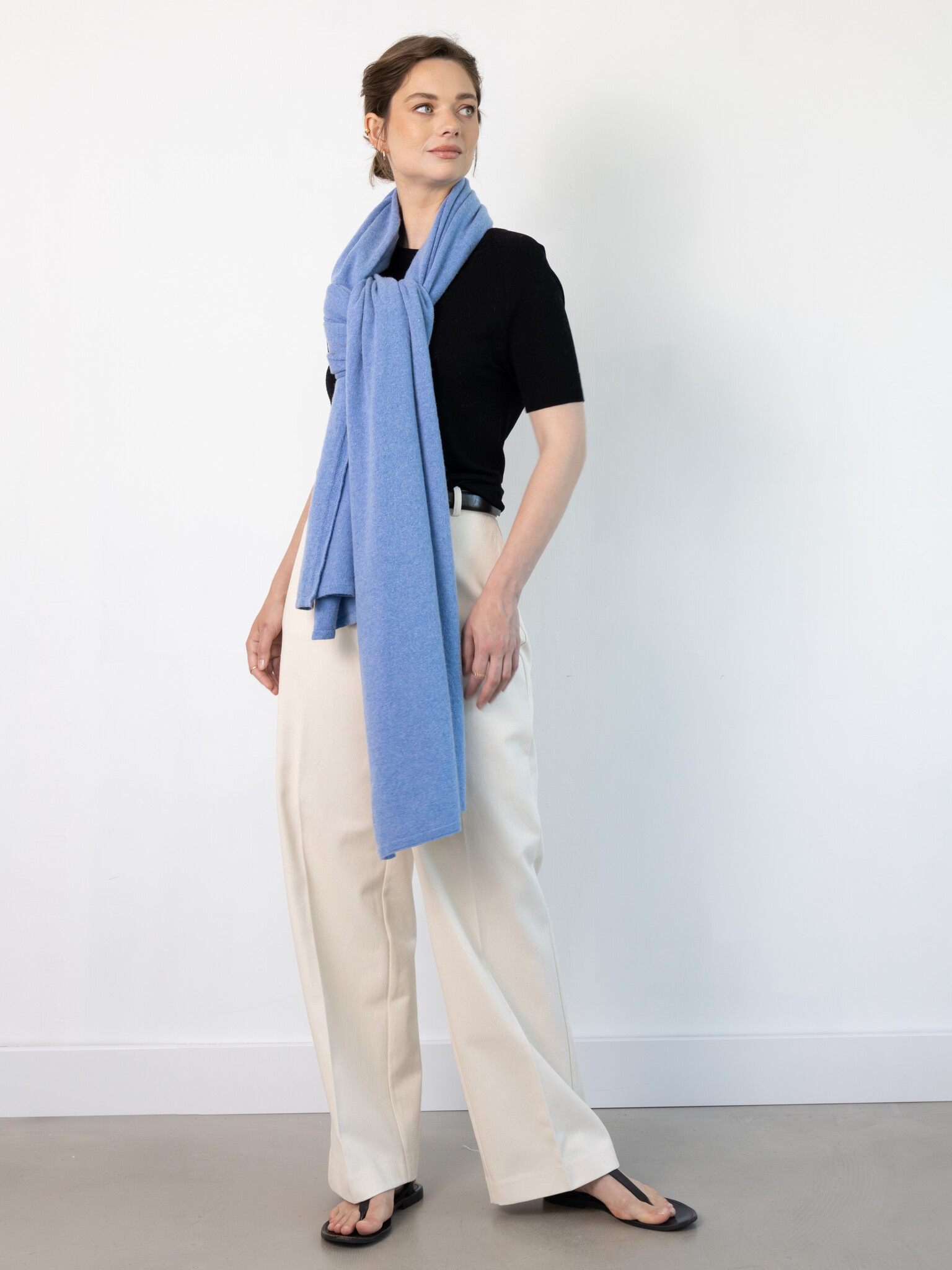 Sjaal SjaalMania Cosy Chic Mid Denim