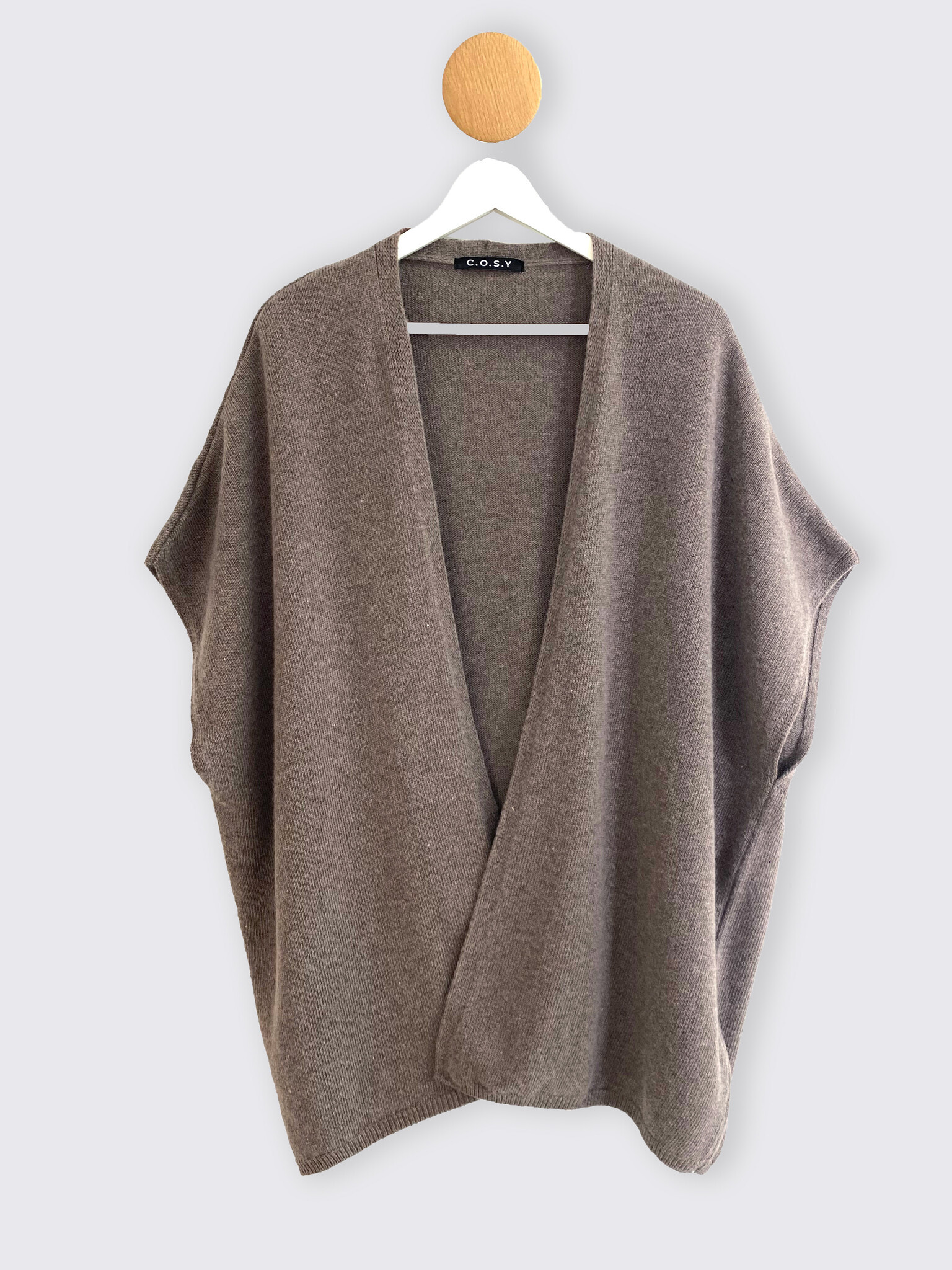 Cosy Cardigan Brown Melee