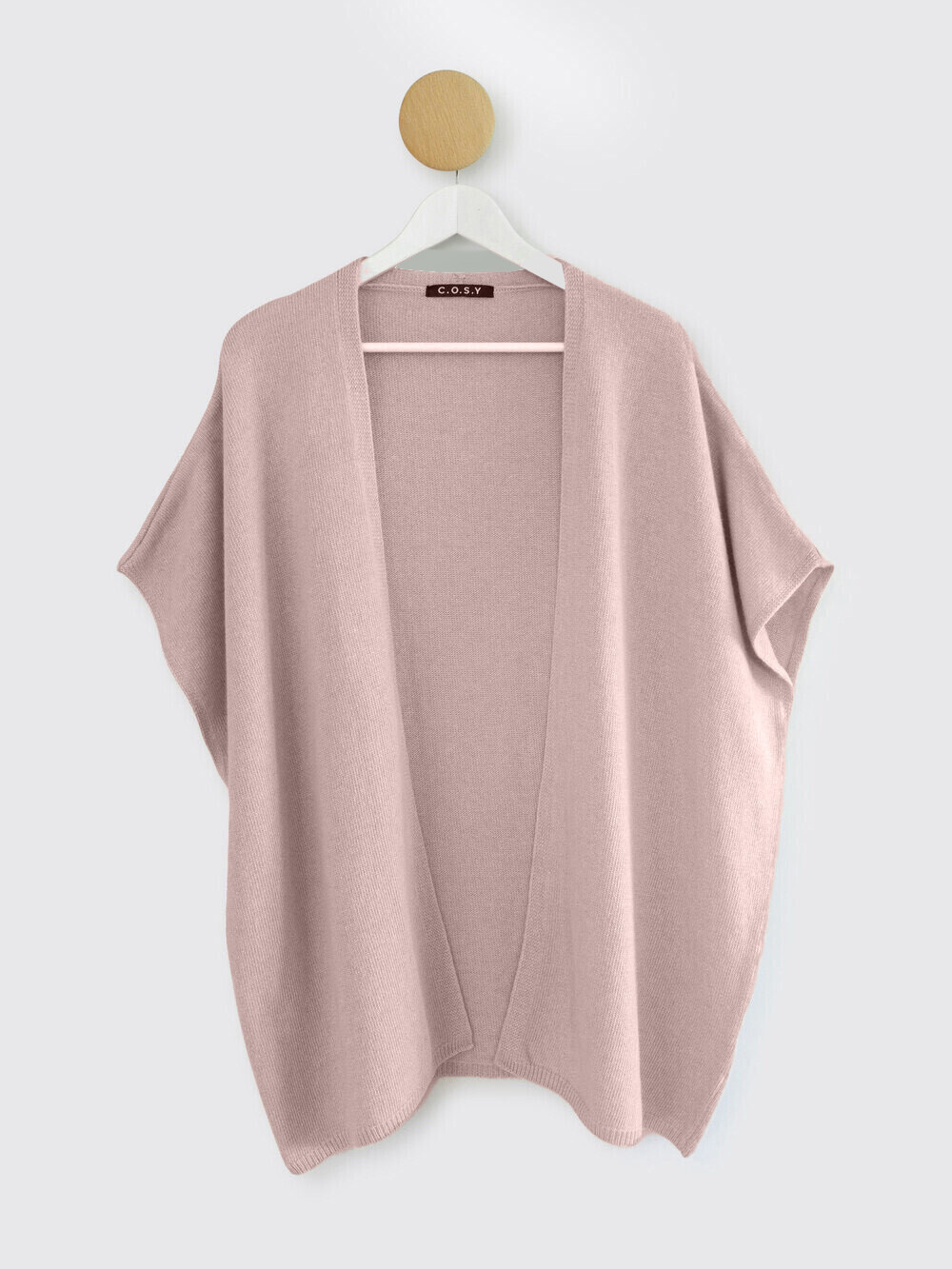 Cosy Cardigan Powder Blush