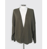 Cosy Cardigan Long Sleeve Olive Melee