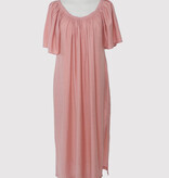 The Off Shoulder Dress Dusty Pink