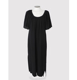 Off Shoulder Dress Solid Black