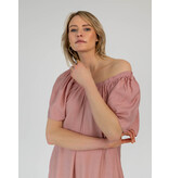 The Off Shoulder Dress Dusty Pink