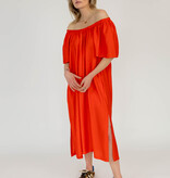C.O.S.Y by SjaalMania The Off Shoulder Dress Vibrant Orange