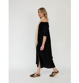 Off Shoulder Dress Solid Black