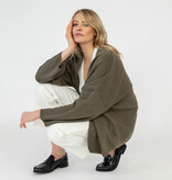 Cosy Cardigan Long Sleeve Olive Melee