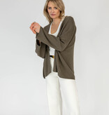 Cosy Cardigan Long Sleeve Olive Melee