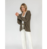 Cosy Cardigan Long Sleeve Olive Melee