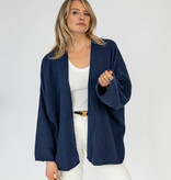 Cosy Cardigan Long Sleeve Navy Melee