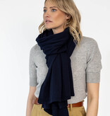 Sjaal SjaalMania Cosy Chic Navy Blue