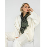 Sjaal 100% Cashmere Butterfly Sage - Solid Black