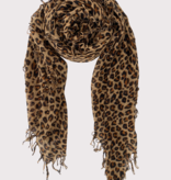 Sjaal Cosy Cashmy Leopard Brown
