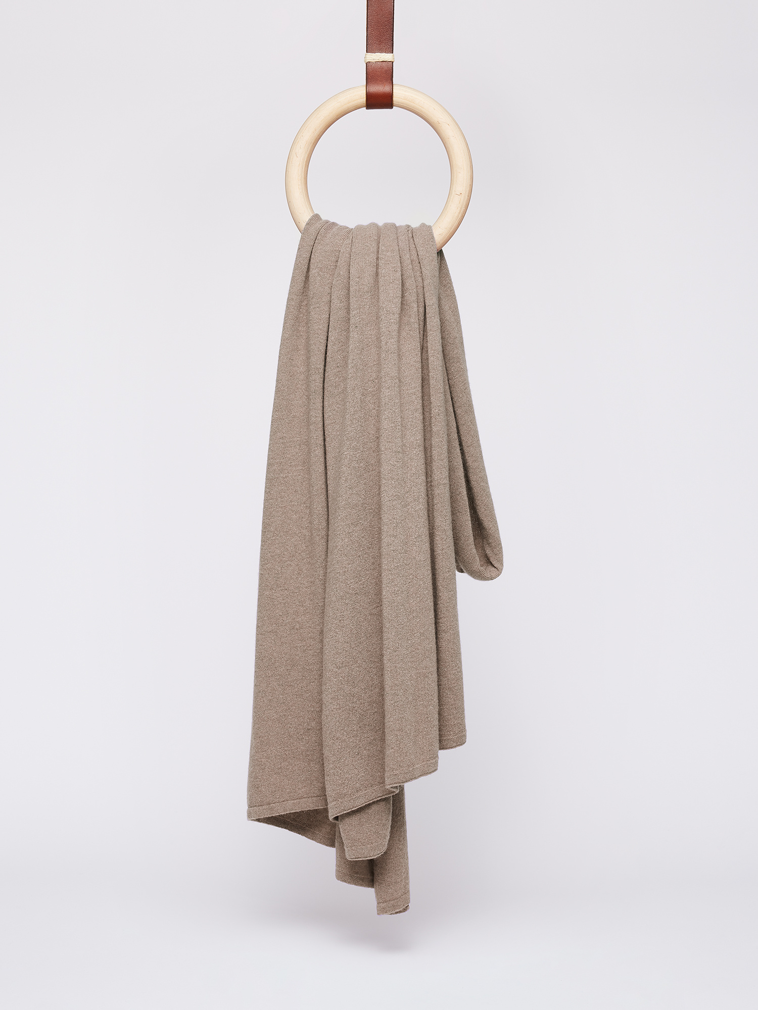 Sjaal SjaalMania Cosy Chic Soft Taupe Melee