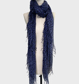 Sjaal Cosy Cashmy Leopard Blue