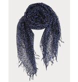 Sjaal Cosy Cashmy Leopard Blue