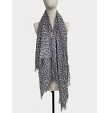 Sjaal Cosy Cashmy Leopard Grey