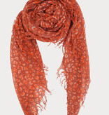 Sjaal Cosy Cashmy Leopard Coral