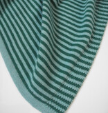 C.O.S.Y by SjaalMania Sjaal Cosy Chic Stripes Aqua - Green and Mean