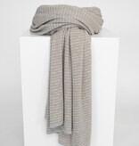 Sjaal Cosy Chic Stripes Pearl Grey / Sand