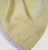 C.O.S.Y by SjaalMania Sjaal Cosy Chic Stripes Vibrant Yellow - Pearl Grey