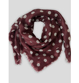 C.O.S.Y by SjaalMania Sjaal 100% Cashmere Dots Cabernet C.O.S.Y by SjaalMania Sjaal 100% Cashmere Dots Cabernet