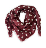 C.O.S.Y by SjaalMania Sjaal 100% Cashmere Dots Cabernet C.O.S.Y by SjaalMania Sjaal 100% Cashmere Dots Cabernet