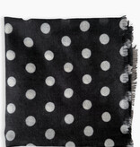 C.O.S.Y by SjaalMania Sjaal 100% Cashmere Dots Black