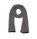Sjaal SjaalMania Cosy Chic Stripes Light Sand- Black