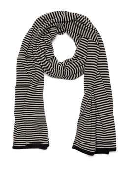 C.O.S.Y by SjaalMania Cosy Chic Stripes Light Sand- Black