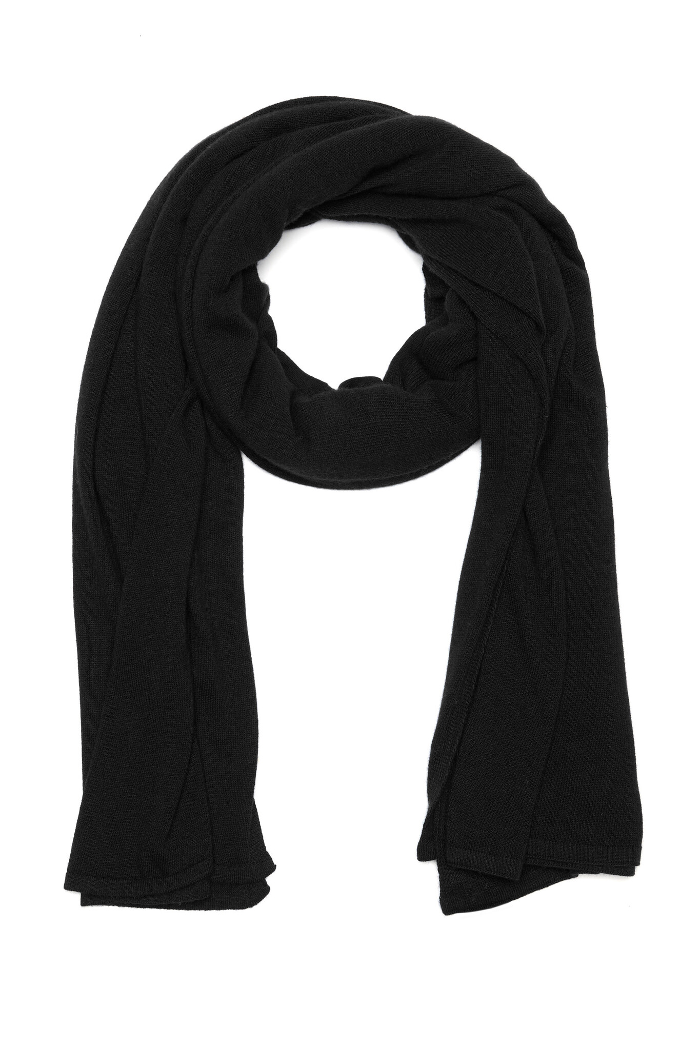 Sjaal SjaalMania Cosy Chic Solid Black