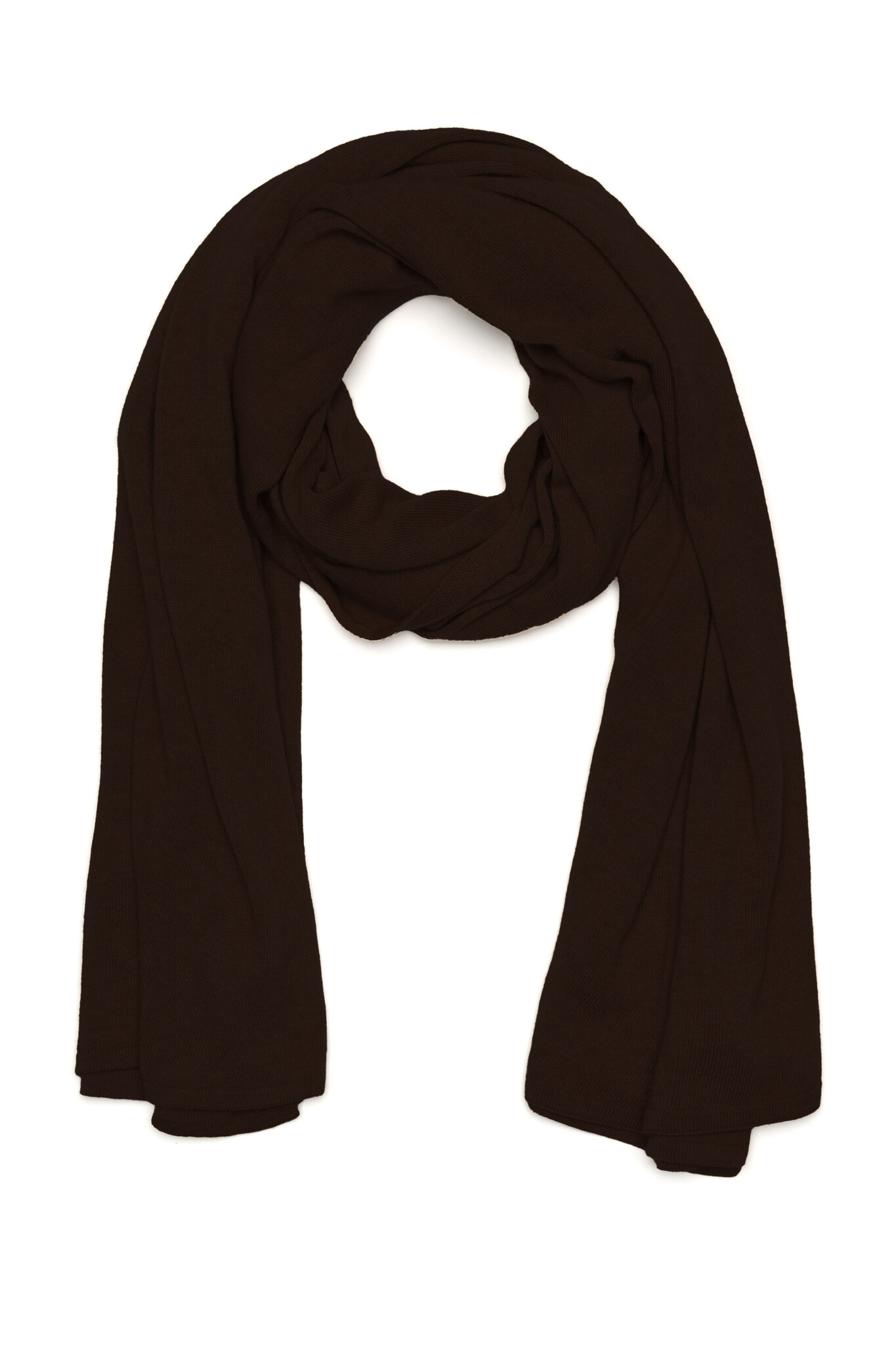 Sjaal SjaalMania Cosy Chic Dark Brown