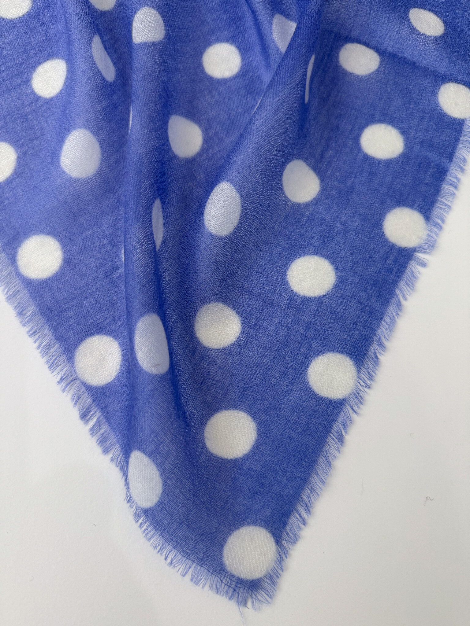 Cosy 100% cashmere Dots  Persian Jewel