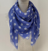 C.O.S.Y by SjaalMania Cosy 100% cashmere Dots  Persian Jewel