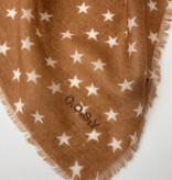 Cosy 100% cashmere Stars  Biscuit